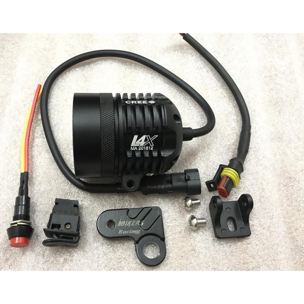 L4X Cree Type 1 Spotlight อุปกรณ์เสริมเต็มรูปแบบกันน้ําอย่างแน่นอน + เลนส์สีเหลือง