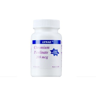 LYNAE Chromium Picolinate 200 mg Vitamin USA 60 แคปซูล x 1 ขวด