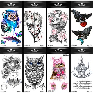 ASP 1-20 สติ๊กเกอร์แทททู ขนาด10x17cm sticker tattoo