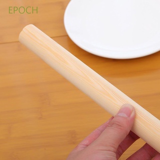 EPOCH Pop Rolling Pins Baking Dough 28cm Cookie Crust Cake Kitchen Tools Pastry Flour Natural Wooden