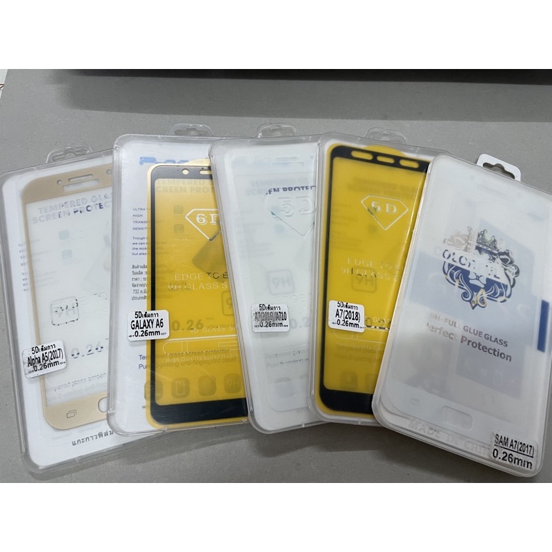 ฟิล์มกระจก samsungA72017,A72018,A72016,A6,A52017