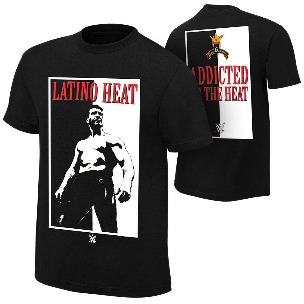 ผลิตภัณฑ์ใหม่👕เสื้อยืดลายกราฟฟิก WWE Eddie guerrero The latino Heat addiced