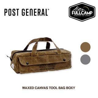 Post General Waxed Canvas Tool Bag Boxy