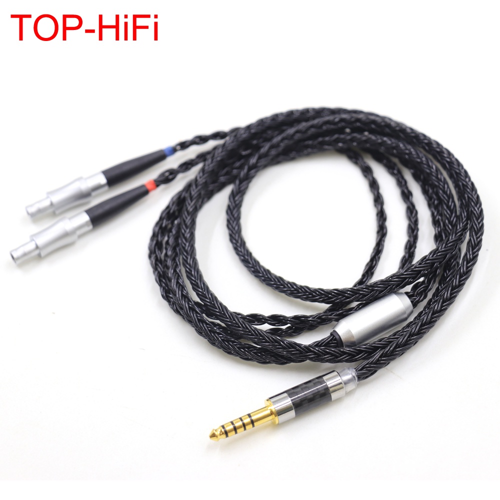 คุณภาพสูง 16 Core 99% 7N OCC สายหูฟังสําหรับ Sennheiser HD800 HD800s HD820s HD820 Enigma Acoustics Dharma D1000 หูฟัง