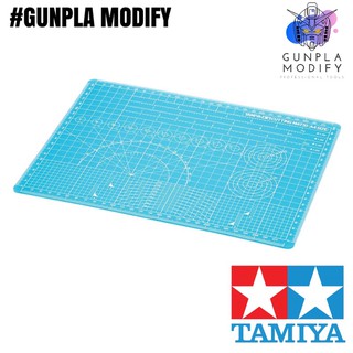 TAMIYA 74149 แผ่นรองตัดขนาด A4 Cutting Mat A4 สีฟ้า