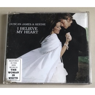 ซีดีซิงเกิ้ล ของแท้ ลิขสิทธิ์ มือ 2 สภาพดี...229 บาท “Duncan James” ซิงเกิ้ล "I Believe My Heart" *Made in EU*