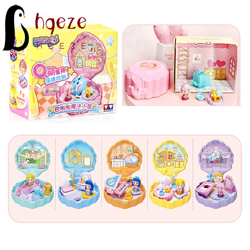 เทศกาลสงกรานต์ Little Fairy Pocket Toys Blind Box House Playset Collectible Toy Themed Accessories for Girls