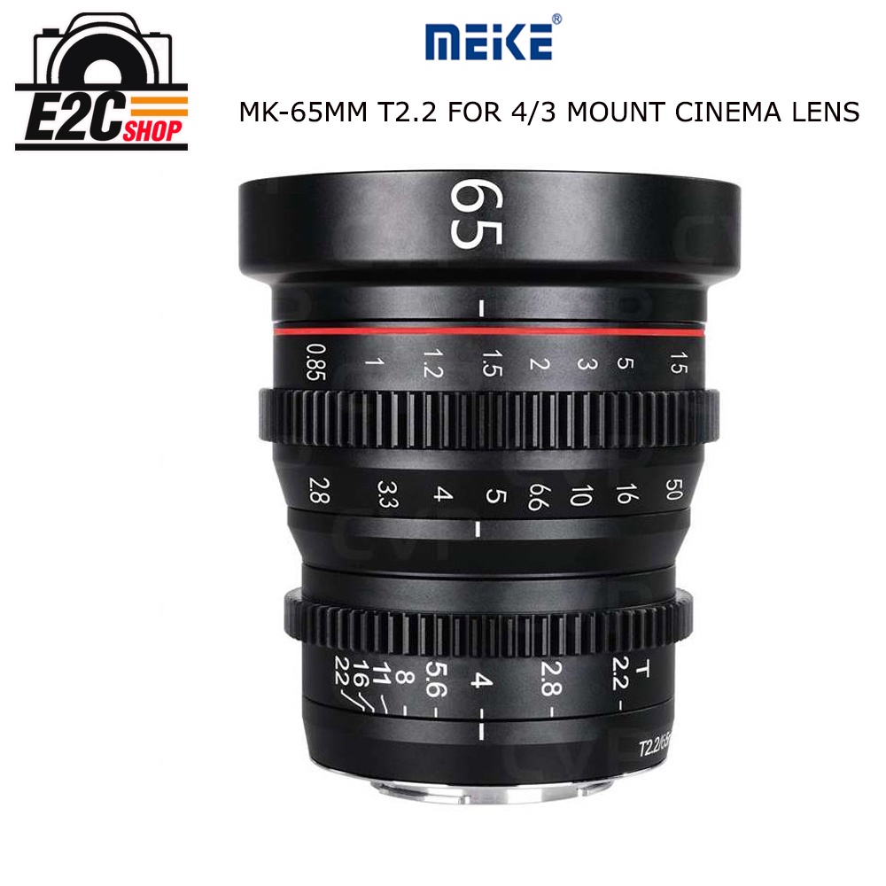 Meike MFT Cine Lens 65mm T2.2 for M4/3 Olympus Panasonic Lumix Cameras and BMPCC 4K สินค้ารับประกัน 1 ปี