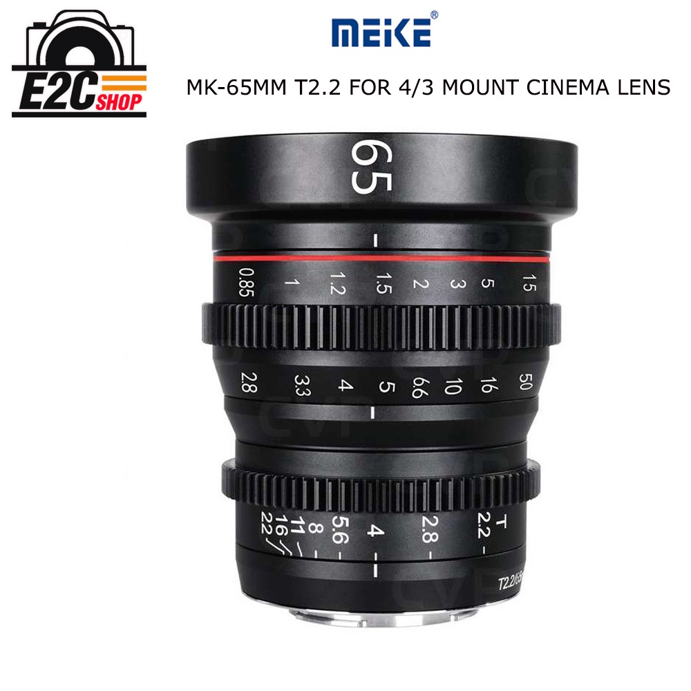 Meike MFT Cine Lens 65mm T2.2 for M4/3 Olympus Panasonic Lumix Cameras and BMPCC 4K สินค้ารับประกัน 