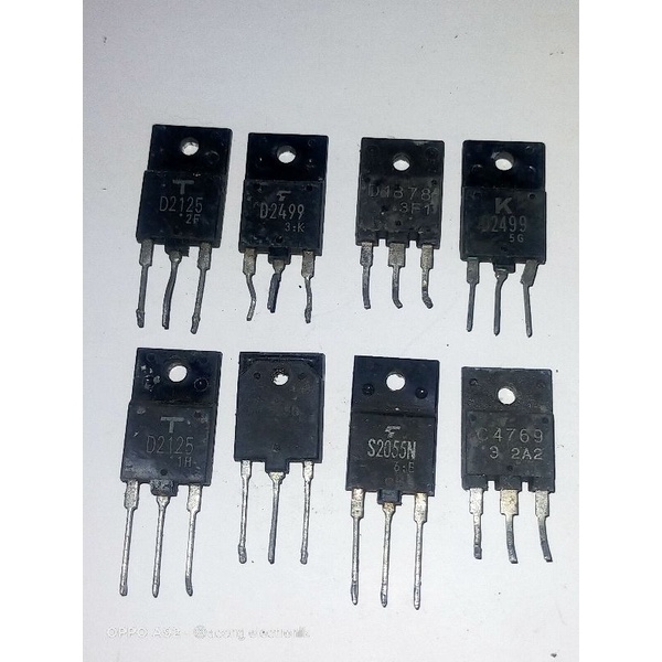 ทรานซิสเตอร์แนวนอนดั้งเดิมสําหรับทีวี d249/d1555