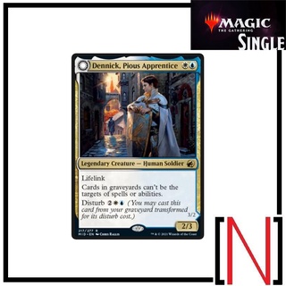 [MTG][Single][MID] Dennick, Pious Apprentice // Dennick, Pious Apparition ระดับ Rare [ภาษาอังกฤษ]