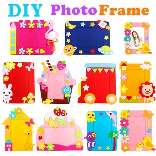 Diy กรอบรูป 3D สติ๊กเกอร์แฮนด์เมด DIY สําหรับติดกรอบรูปเด็ก