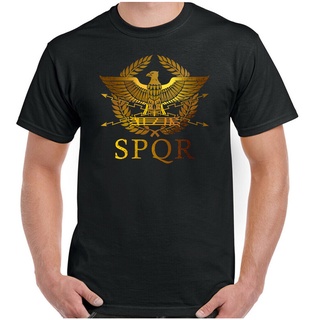 เสื้อยืดที่ต้องการตัวมากที่สุดGildan เสื้อยืด ผ้าฝ้าย พิมพ์ลาย Spqr Gym Training Topro Empire Standard Gladiator Eagle M