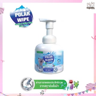 Polar Klean Mousse โฟมมูสล้างมือ โพล่า คลีน แบบล้างน้ำออก สูตรอ่อนโยนต่อผิวเด็กและทุกคนครอบครัว ผสม แอคทีฟ โพลาร์ช่วยลดก