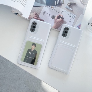 เคสโทรศัพท์มือถือแบบนิ่ม TPU ใส พร้อมช่องใส่บัตร สําหรับ OPPO RENO 5 RENO5 Pro RENO6 RENO6 Z RENO5 F RENO5 lite RENO 6 lite RENO3 RENO5 Z RENO7 Pro