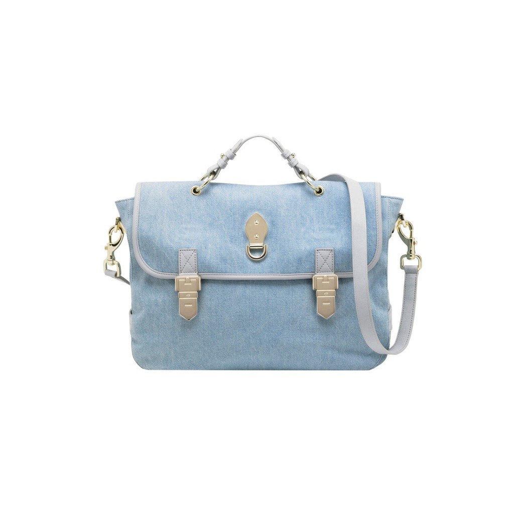 Mulberry Tillie in Pale Blue Washed Denim knotknock ThaiPick