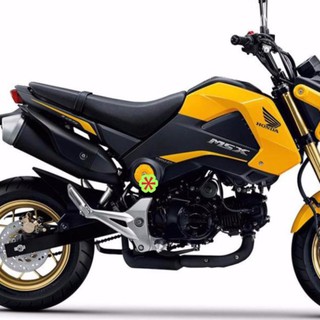 NCAฝาปิดฝาครอบกันลมกลาง L/R MSX125 สีดำด้าน