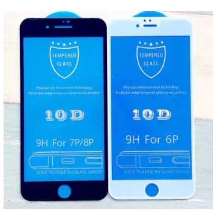 GLASS 10D IPHONE 6 PLUS FRONT+BACK (WHTE)(1872)