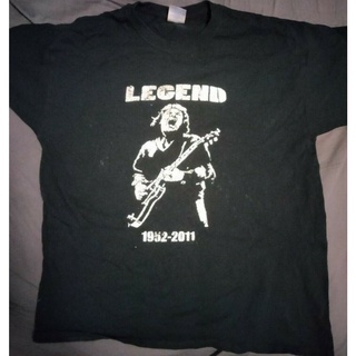 กระหน่ํา เสื้อยืดลําลอง แขนสั้น คอกลม พิมพ์ลาย GARY MOORE LARGE GUITAR THIN LIZZY BLUES ROCK HEAVY METAL LEGEND POpnom99