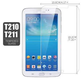 ฟิล์มกระจก นิรภัย เต็มจอTempered Glass For Samsung Galaxy Tab 3 7.0 SM-T210 SM-T211 P3200 Screen Protector 7.0 inch