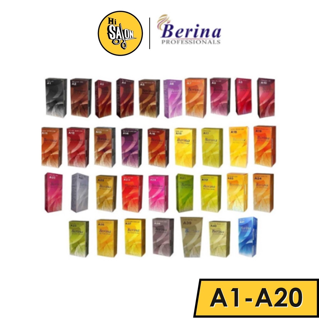 Others 29 บาท A1-A20  Berina Hair Color เบอรีน่า สีย้อมผม Beauty