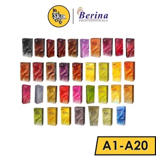 ราคา🔥A1-A20🔥 Berina Hair Color เบอรีน่า สีย้อมผม