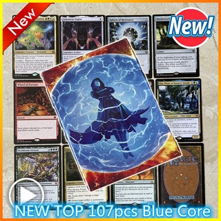 การ์ดพร็อกซี่ Blue Core Magic The Gathering Cards MTG 107 ชิ้น