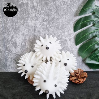 [ZizasAry] Laundry Dryer Balls Reusable Hedgehog Silicone ผ้าแห้งเร็ว ผ้านุ่มฟู ลูกบอลเม่นซักผ้า ปรับผ้านุ่มแบบซิลิโคน