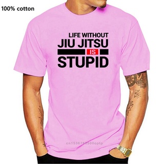 ROUNDคอลูกเรือNeckใหม่ เสื้อยืดลําลอง แขนสั้น พิมพ์ลาย Bjj Is Stupid Bjj For Life Holbke85Dgaheg17 แฟชั่นฤดูร้อน สําหรับ