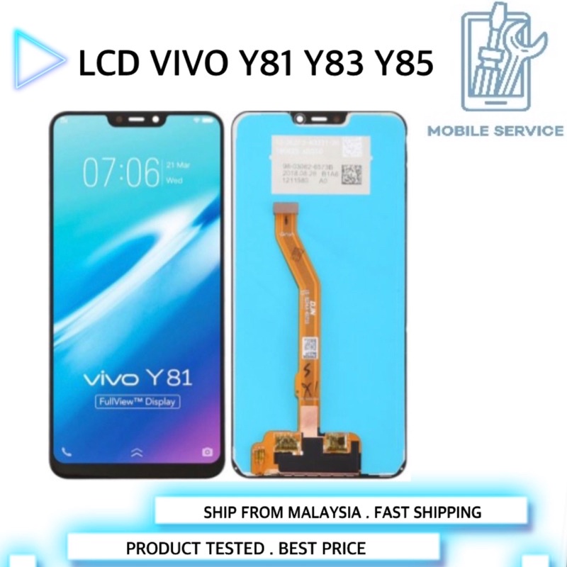 Vivo Y81 / Y83 / Y85 LCD Display Touch Screen Digitizer Sparepart New Replacement