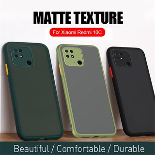 Radmi 10C Case Skin Feel Matte Texture Coque For Xiaomi Redmi 10C Redmi10C Readmi Rdmi 10 C C10 Camera Protection Bumper Cover