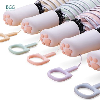 BGG 100% UV Cut Lightweight Pinky Paw Auto Umbrella ร่ม ร่มอัตโนมัติ กันยูวี 100% น้ำหนักเบา สัตว์อุ้งเท้า (AT0041)