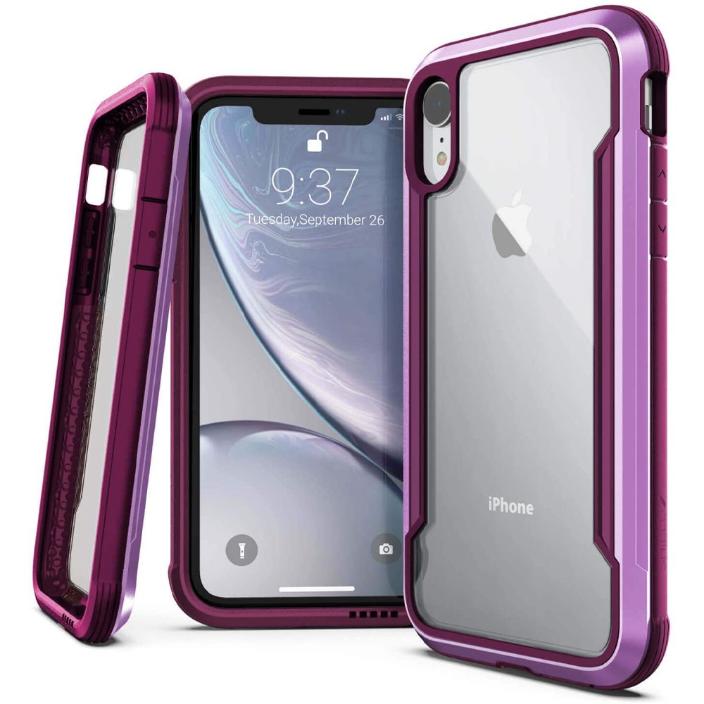 เคสกันกระแทก X-Doria Defense Shield Case for iPhone Xs - Purple ของแท้สินค้านำเข้า