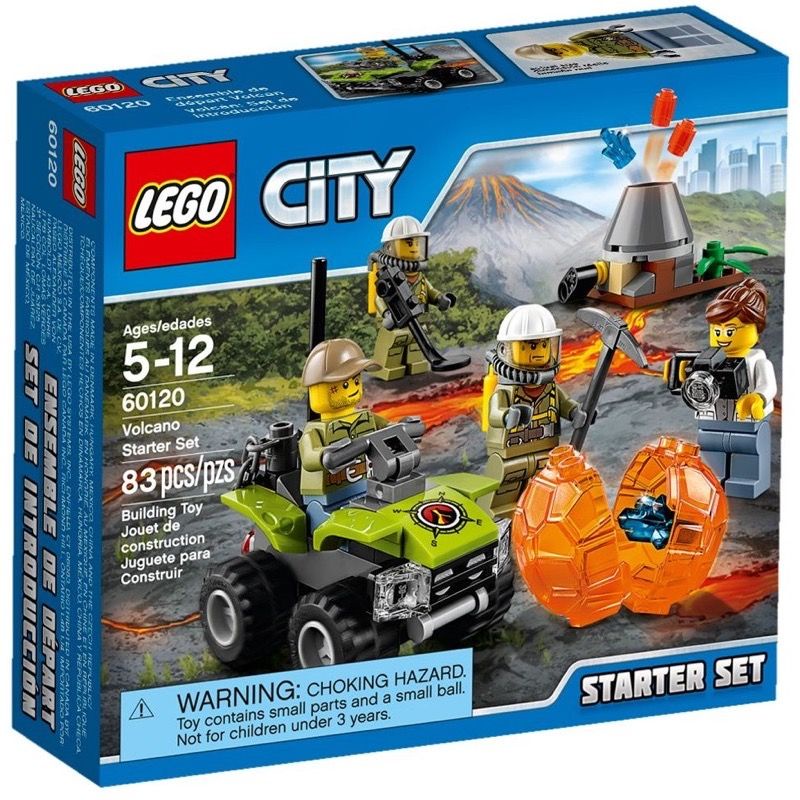 เลโก้​ LEGO City 60120 Volcano Starter Set