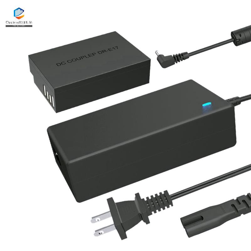Hhth อะแดปเตอร์พาวเวอร์ DR-E17 DC Coupler ACK-E17 AC สําหรับ Canon EOS ...