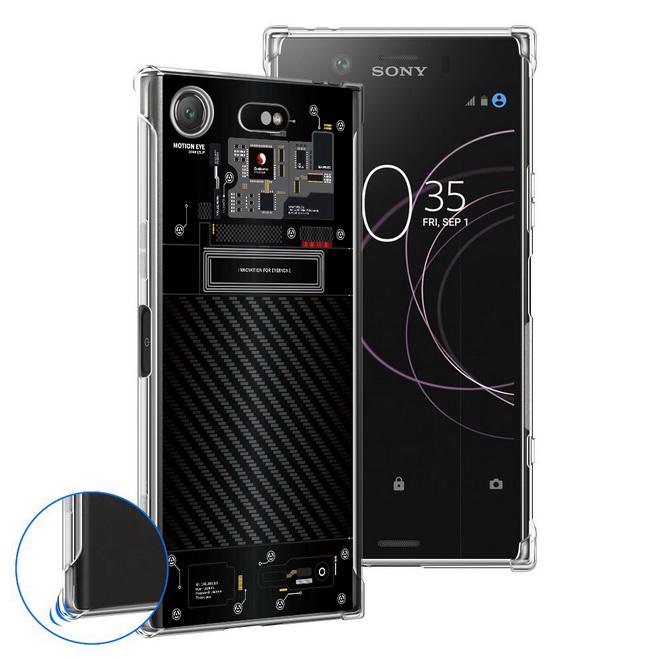 เคส สำหรับ Sony Xperia XZ1 [Explorer Series] 3D Anti-Shock Protection TPU Case [Opaque]