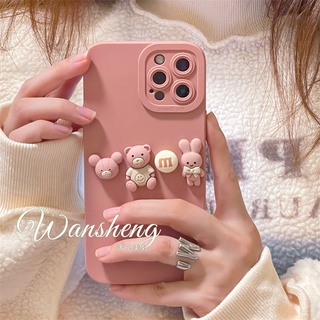 เคสไอโฟน-เคส iPhone 13 13pro 13prmซิลิโคนนุ่ม-เคสใสสแควร์ขอบแองเจิลเลนส์กล้องป้องกันตาการ์ตูนน่ารักสำหรับ iphone 11 iphone 12 pro max iphone 7 plus iphone 8 plus phone xr xs max X Xr 11 Max 8plus iphone Pro mini7SE-SE2020 7plus MAX XS 12