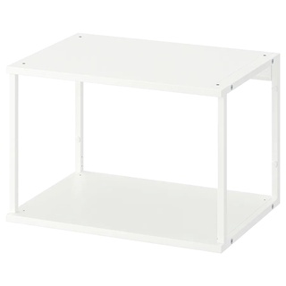 IKEA พร้อมส่ง ชั้นแขวนผนัง PLATSA พลัทซา ชั้นไร้บาน ขาว 60x40x40 ซม.  จัดส่งไว