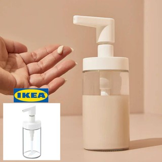 IKEA ขวดจ่ายสบู่เหลว, ขาว ขวดปั๊ม ขวดแก้ว อิเกีย แท้ 100%