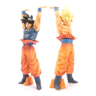 พร้อมส่ง ฟิกเกอร์ Dragon ball Budokai Two-Color Super Large Vitality Bomb Battle Damage Son Goku สําหรับตกแต่ง RVKI