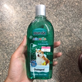 📌📌เชนการ์ดทคอมพลีท ช็อต แฮร์🐶สำหรับสุนัขขนสั้น สูตรกำจัดเห็บหมัด 300 ml