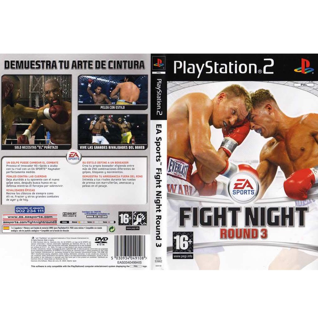 เกมส์ Fight Night Round 3 (PS2) สำหรับเครื่องที่แปลงระบบแล้วเท่านั้น