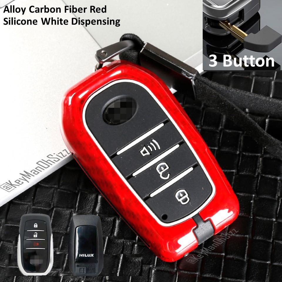 กรอบเคสกุญแจรีโมทรถยนต์ Toyota Hard Case 360 องศา Hilux, Revo Rocco ...