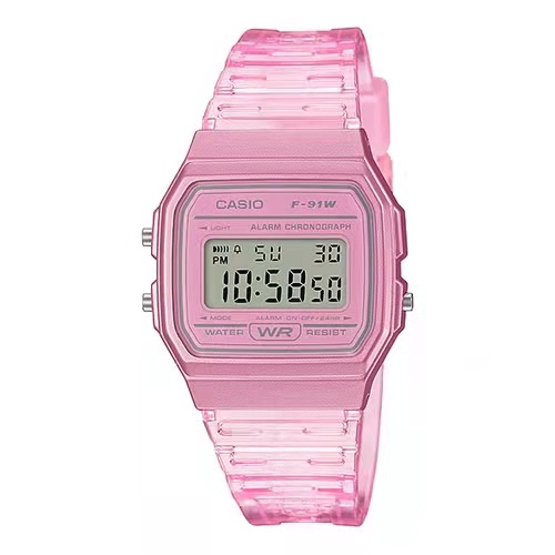 นาฬิกา/Casio ของแท้100%//Casioผู้หญฺง นาฬิกาCasioผู้หญิง F-91WSรับประกัน1ปี