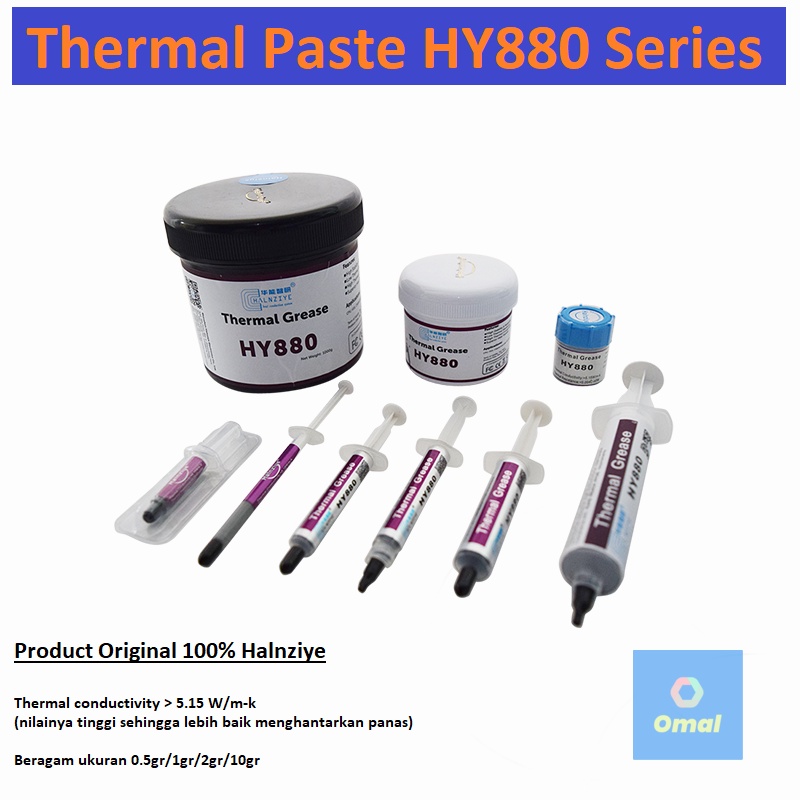 Thermal Paste HY880 Compound Halnzye Cooling Grease Paste