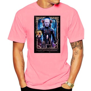 ถูกสุดๆเสื้อยืด พิมพ์ลายหนังสยองขวัญ Hellraiser Pinhead สีดํา แฟชั่นสําหรับเด็กผู้ชาย ไซซ์ M-3xl 2022รหัสเต็ม