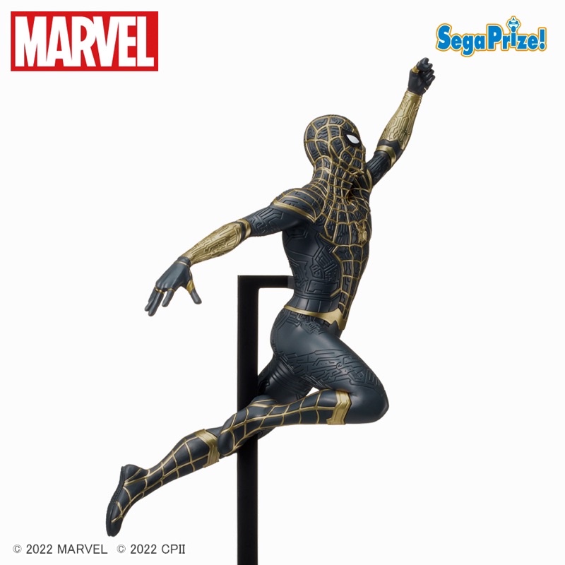 ฟิกเกอร์แท้🇯🇵 Spider-Man: No Way Home - Spider-Man - SPM Figure - Black & Gold Suit (SEGA)