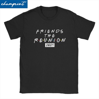 เสื้อยืดแขนสั้น คอกลม ผ้าฝ้าย ลาย Friends The Reunion สไตล์วินเทจ สําหรับผู้ชาย HOdlag47FJleeg95สามารถปรับแต่งได้