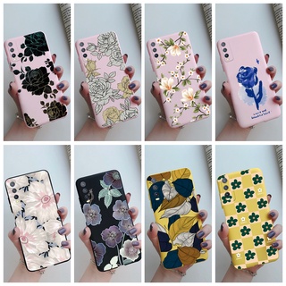 เคสโทรศัพท์ซิลิโคน TPU แบบนิ่ม ลายดอกไม้ สีแคนดี้ สําหรับ VIVO V20 V20 SE Y20 Y20i Y20S G Y12S Y12A 2020