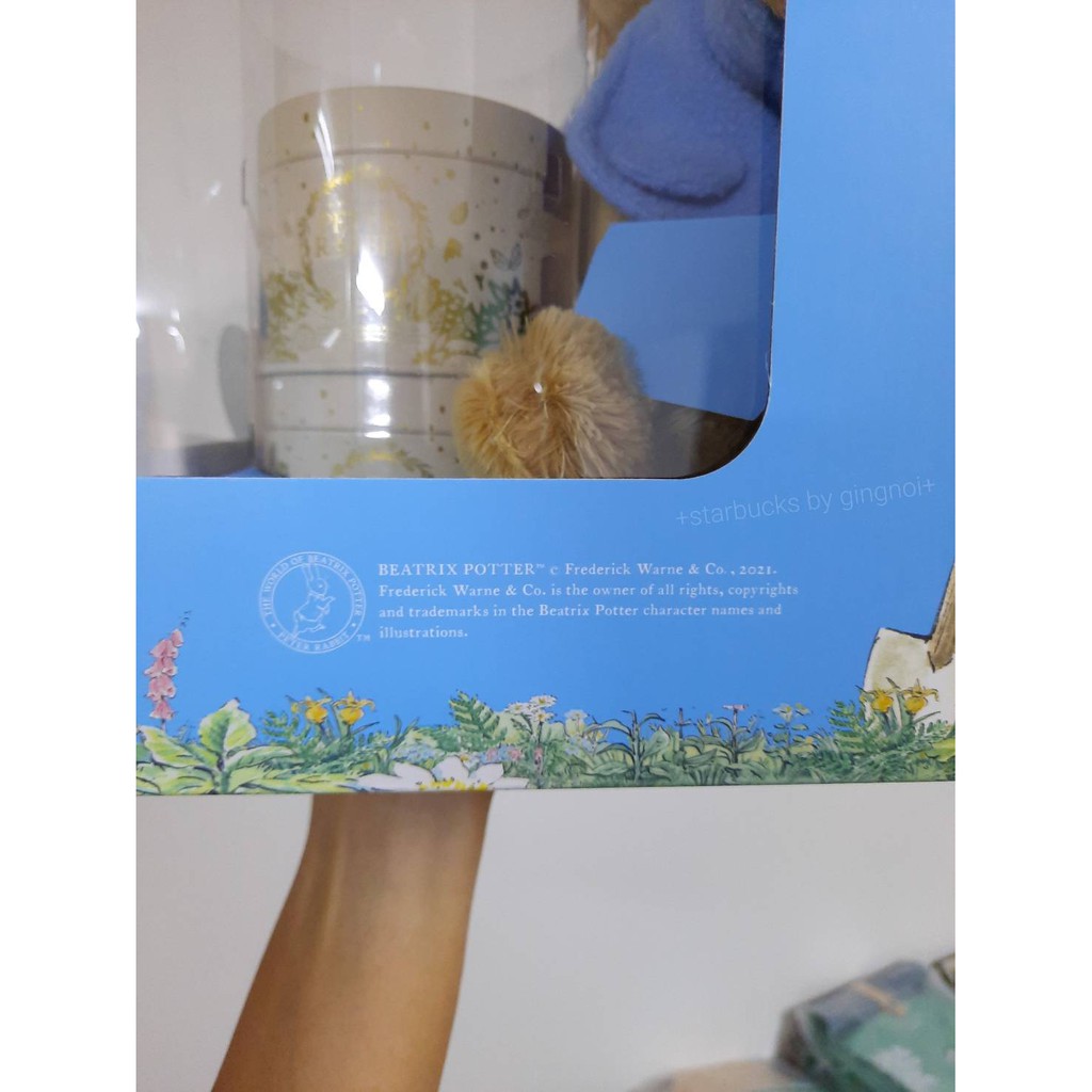 (ส่งฟรี) Peter Rabbit ตุ๊กตา +แถมชา TWININGS 2 ป๋อง (ของแท้ ...
